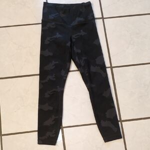 Yogalicious Black Leggings High-Waist Tapered Fit